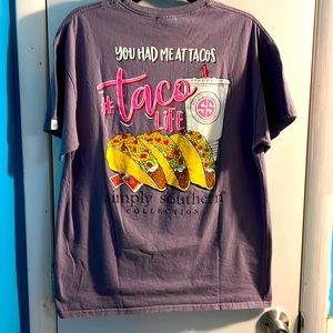Simply Southern short sleeve tshirt you had me at tacos